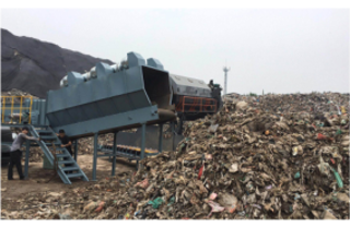 莆田市圣元環保垃圾焚燒項目陳腐垃圾治理現場